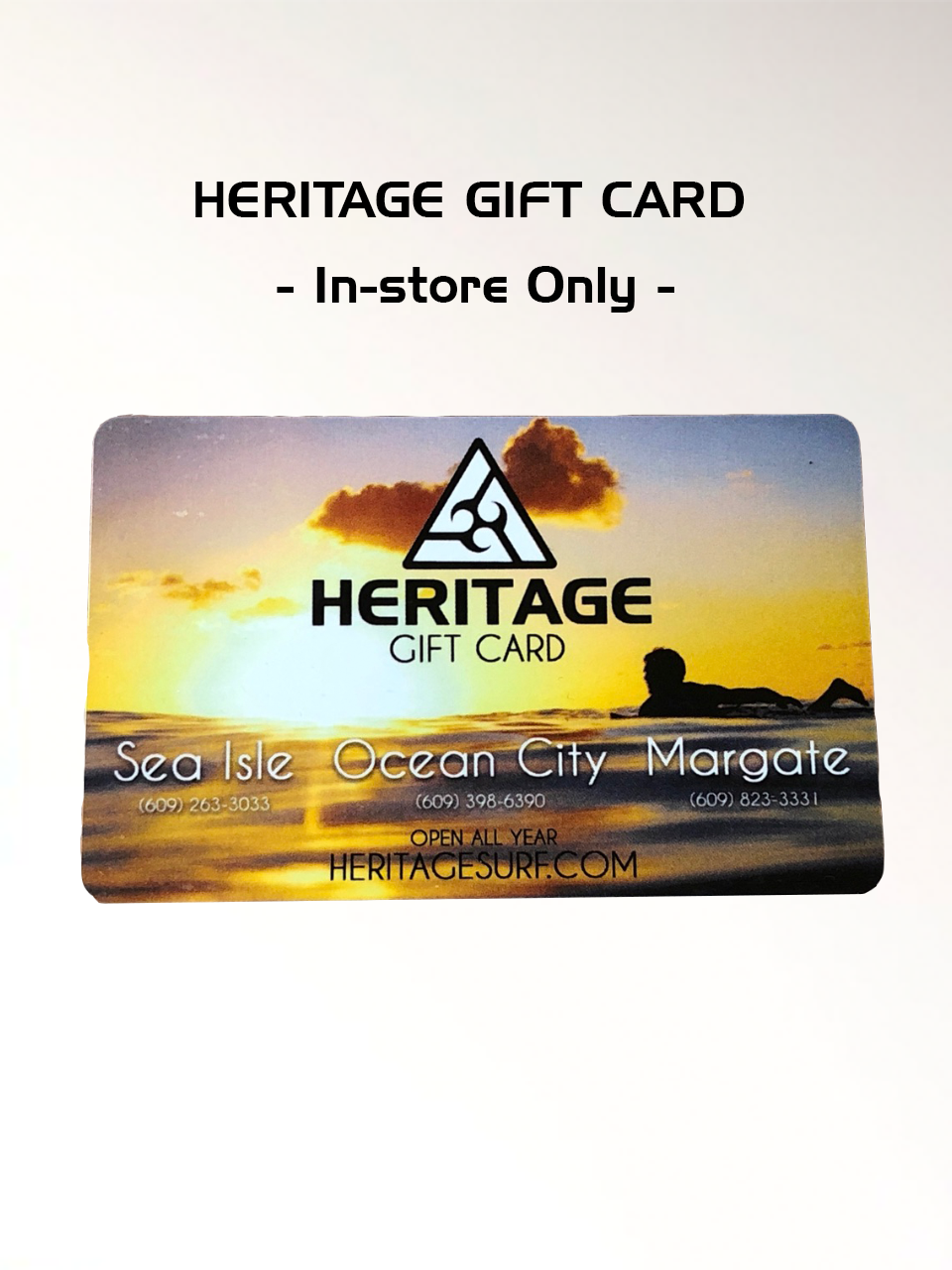 Gift Card - In store Only - Heritage Surf and Sport