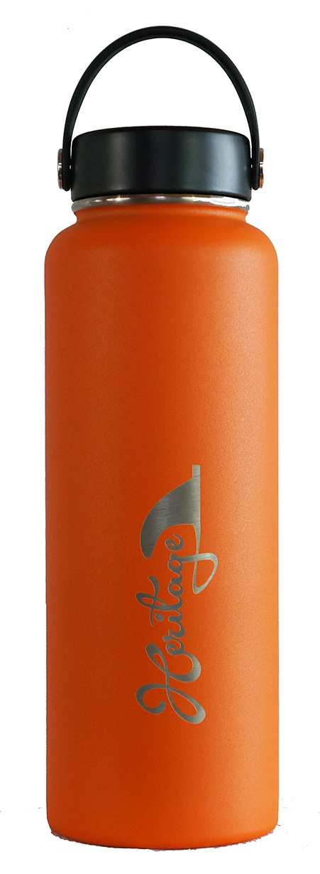 RTIC 40 oz Vacuum Insulated Water Bottle, Metal Stainless Steel