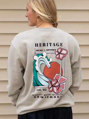 Hibiscus Wave Hoodie