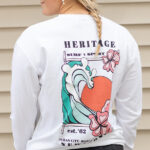 Hibiscus Wave LS Tee