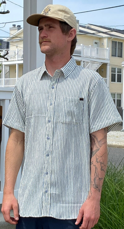 Mil TS Seesucker SS Woven